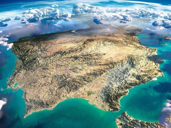 Iberian Peninsula by air
